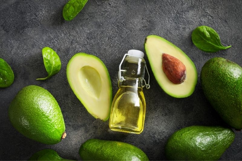 avocado fruits and avocado oil