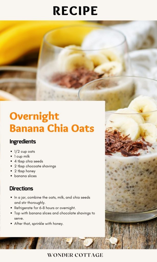 Overnight banana chia oats recipes