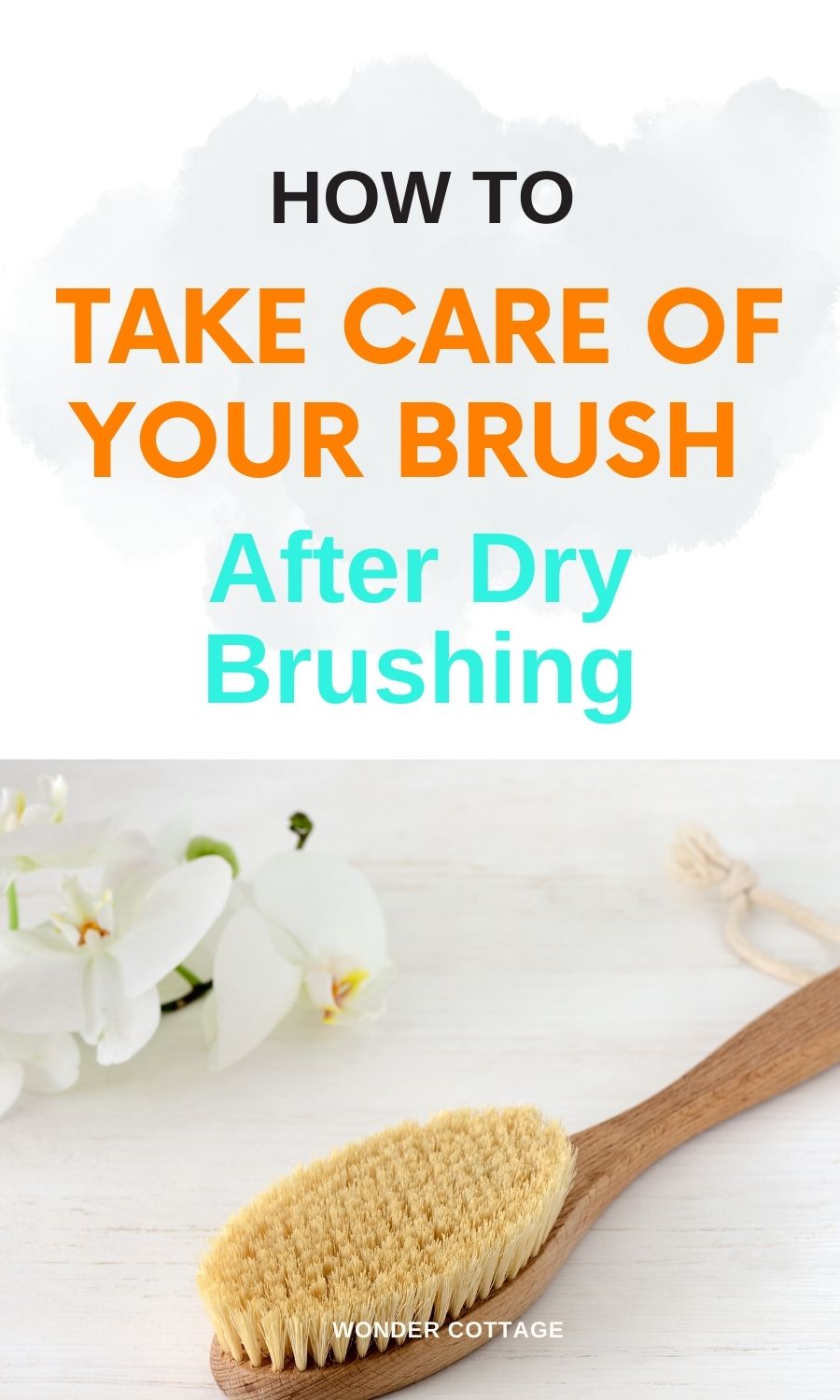 How to take care of your brush after dry brushing