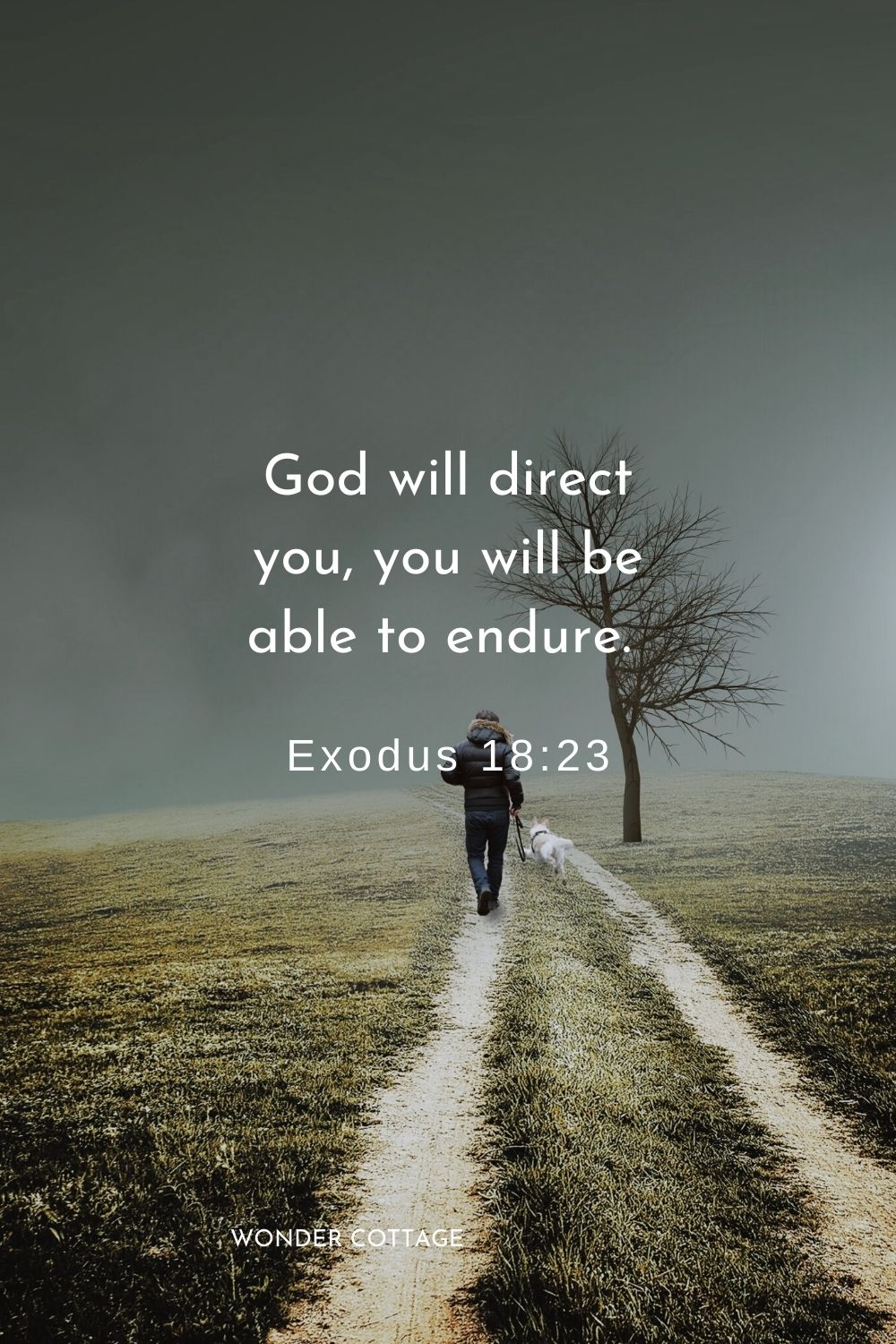 God will direct you, you will be able to endure. Exodus 18:23