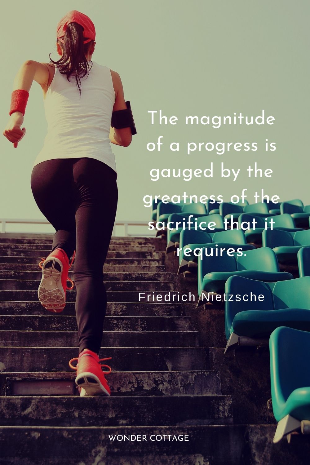 The magnitude of a progress is gauged by the greatness of the sacrifice that it requires. Friedrich Nietzsche