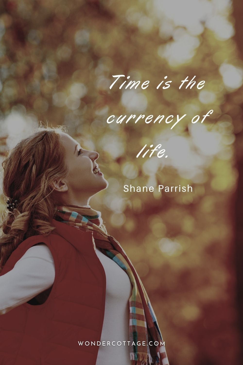 Time is the currency of life.  Shane Parrish