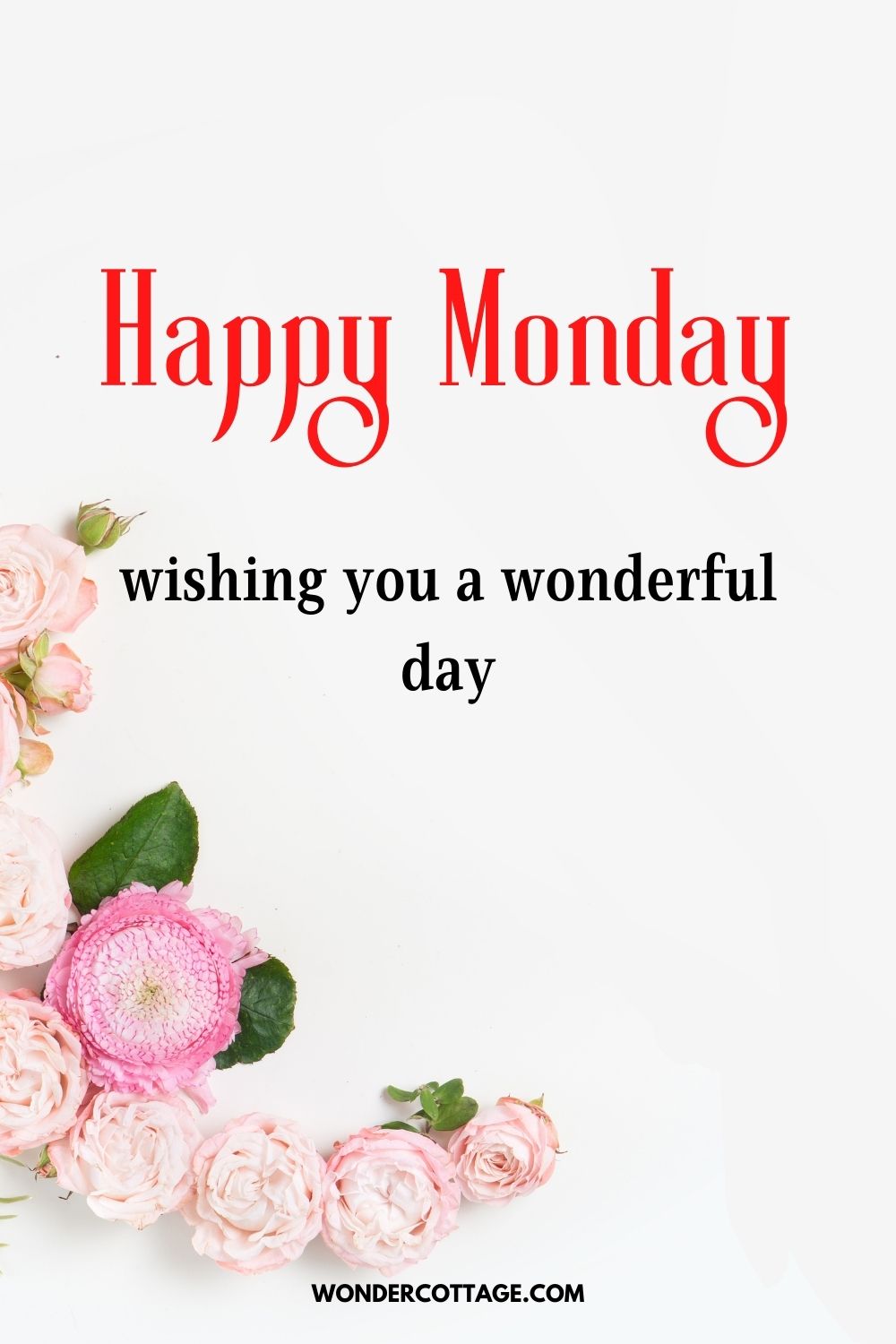 Happy Monday, wishing you a wonderful day