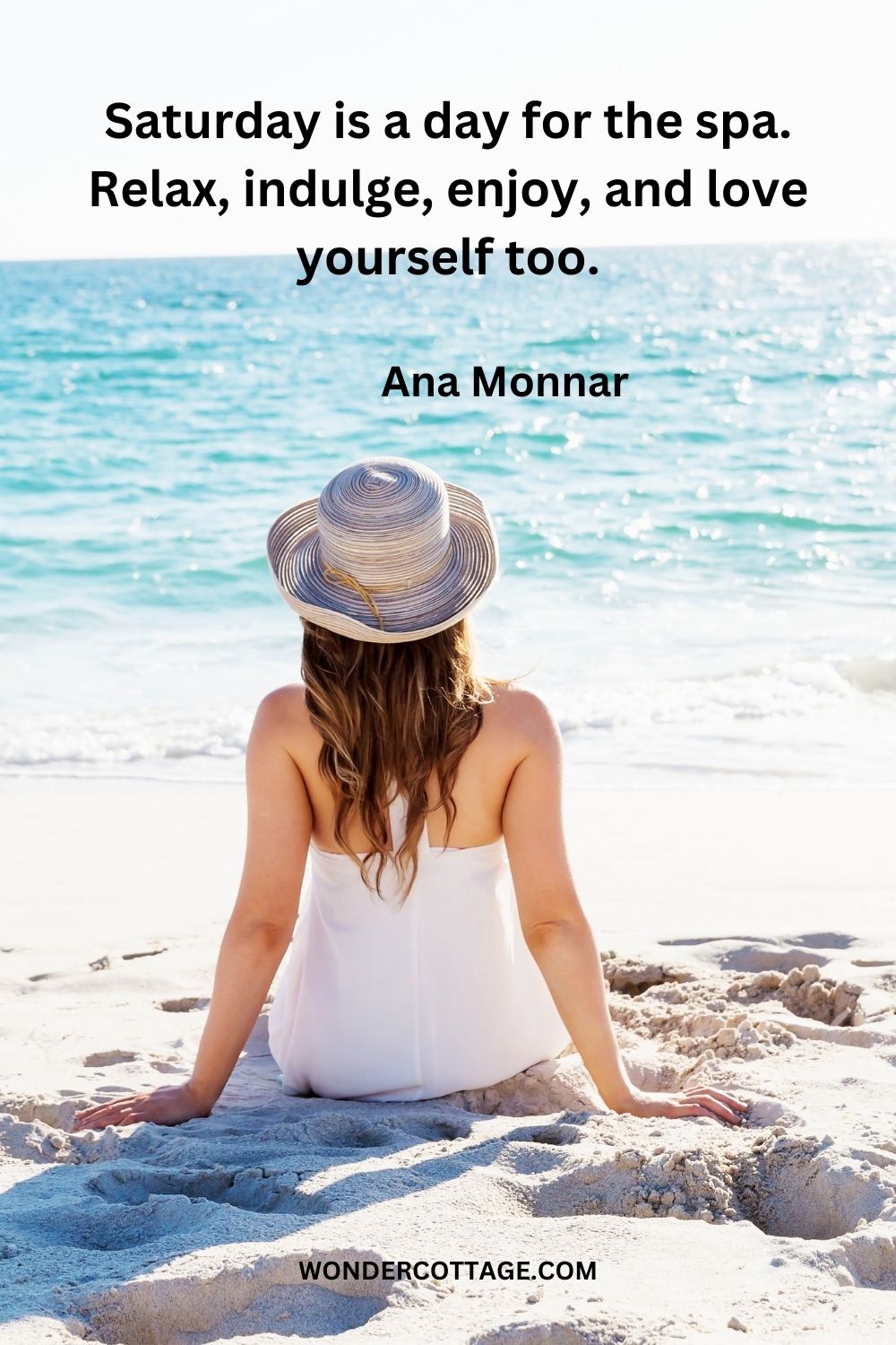 Saturday is a day for the spa. Relax, indulge, enjoy, and love yourself too. Ana Monnar 