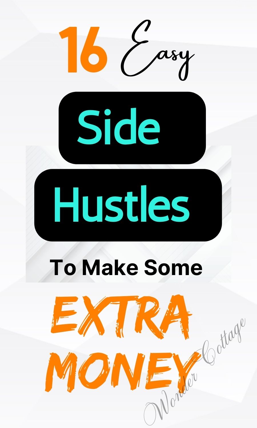 Ideas for side hustles