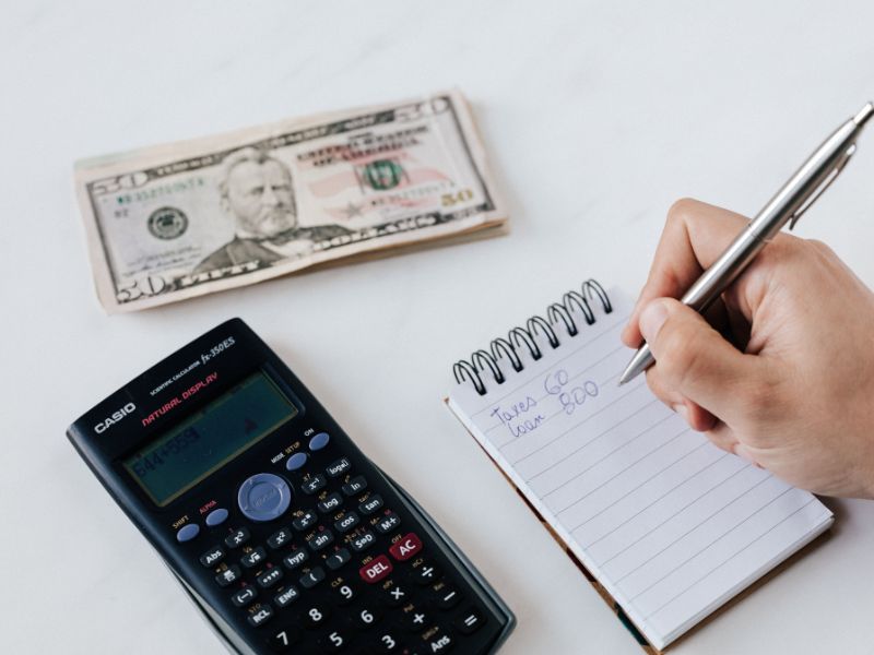 Drawing a budget for shopping