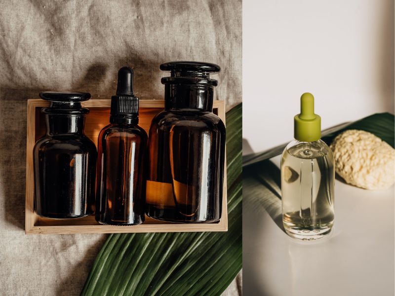 Homemade body oils and fragrance
