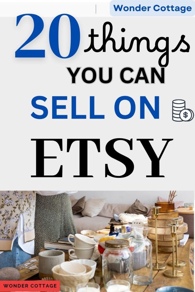 20 things you can sell on Etsy