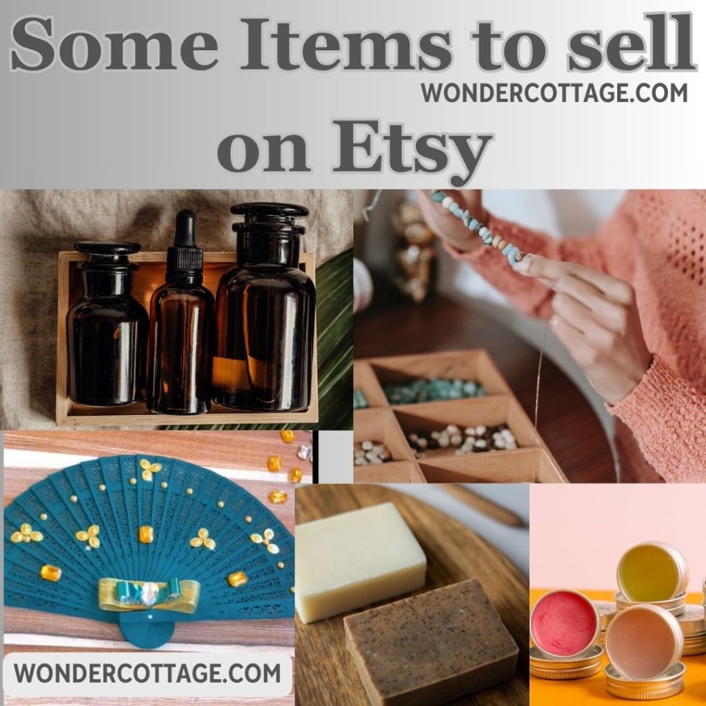 Some items to sell on Etsy