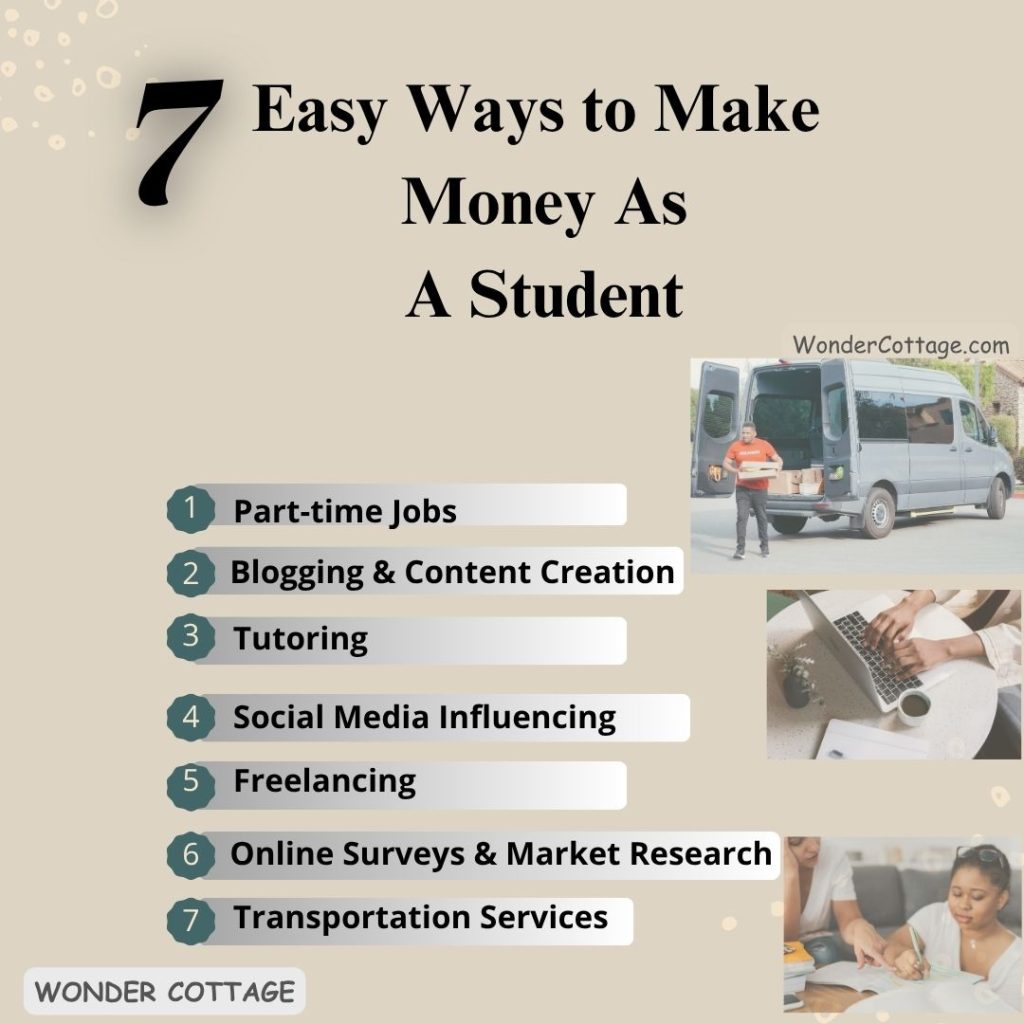 7 Easy Ways to Make Money as a Student