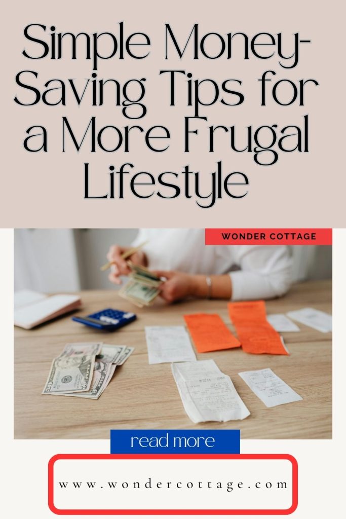 3 Simple frugal living