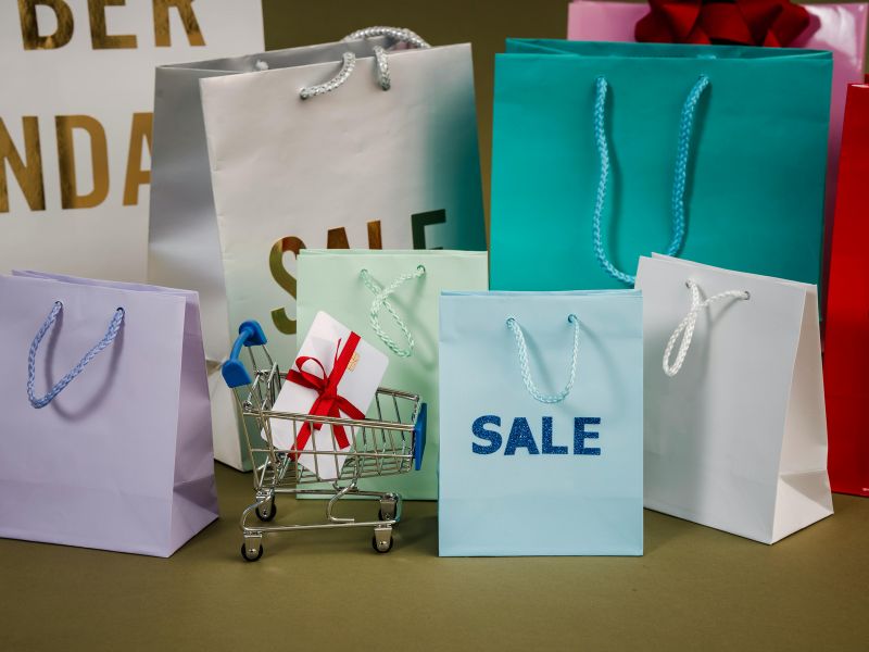 Shopping on special sales and discounted rates