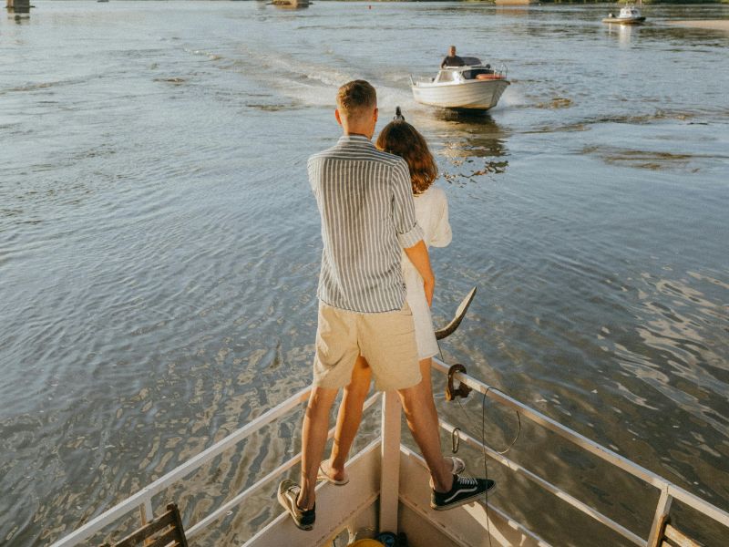 A couple creating and sharing experiences